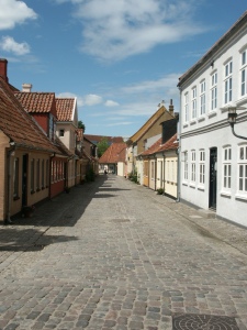 Alte Fachwerkhäuser in Odense.